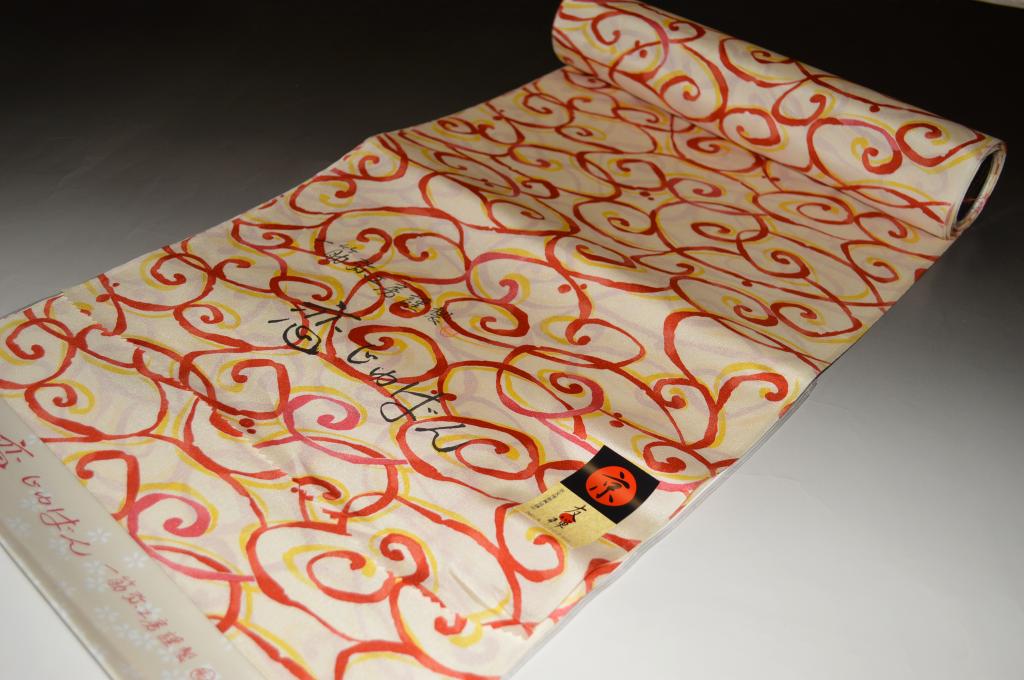 乐天商城 - 「恋じゅばん」京友禅色襦袢-No.2496おしゃれ着襦袢に◎羽裏に◎長さ13.5メートル・巾37.5センチ）【正絹素材・送料無料】【キモノ仙臺屋このみ色襦袢】