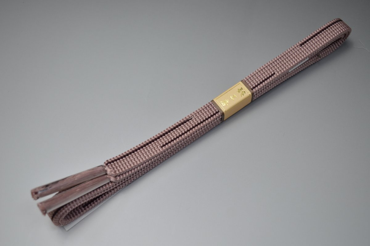 龍工房帯締め（お洒落着・お茶会向き）No.2507「龍工房」謹製組紐小紋　紬　色無地...