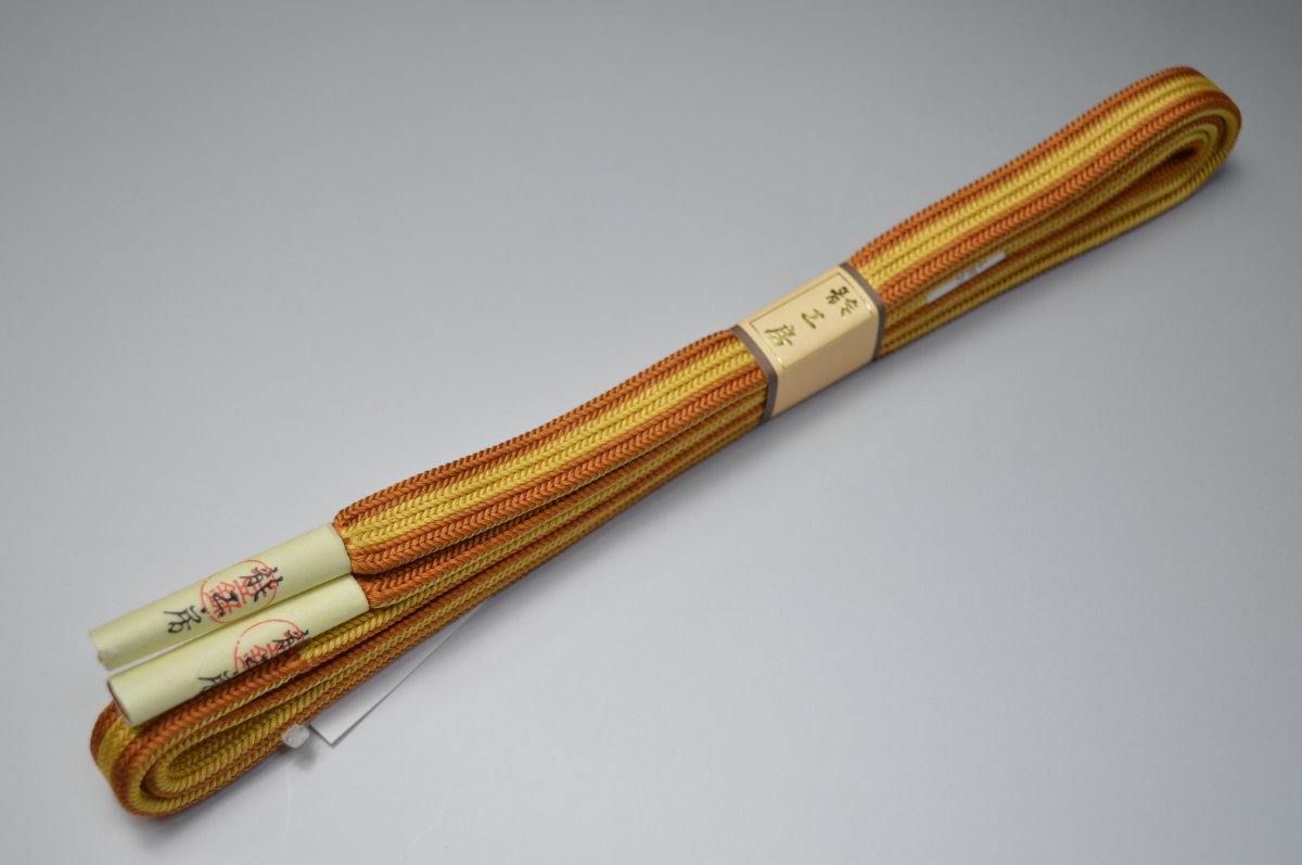 樂天商城 - 龍工房帯締め（お洒落着・お茶会向き）No.2513「龍工房」謹製組紐小紋　紬　色無地　江戸小紋おしゃれ着　名古屋帯　お茶会　お出掛け袷衣タイプ【送料無料】【日本製品】