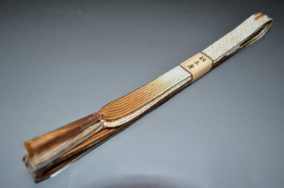 乐天商城 - 龍工房帯締め（金糸入礼装向き）No.2085「龍工房」謹製組紐訪問着　色無地　付下げ　江戸小紋入学式　卒業式　お茶会　結婚式袷衣タイプ【送料無料】