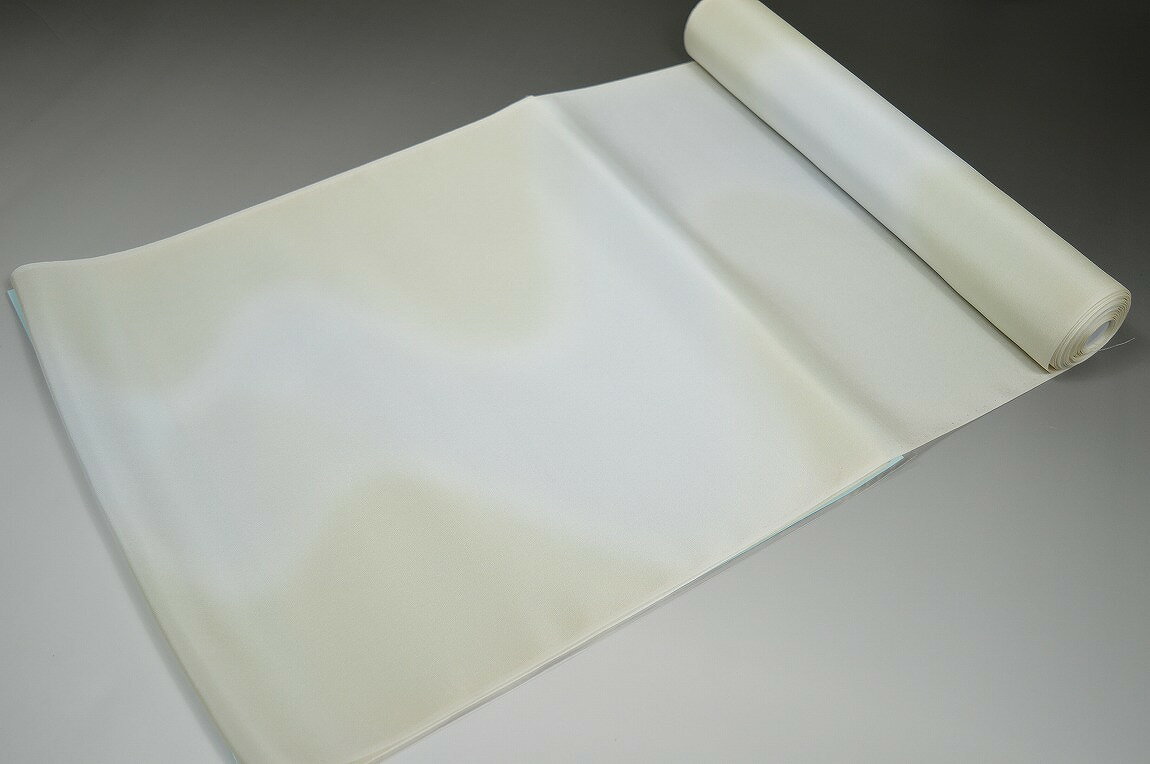 足さばきの良い精華生地【少々難あり 生地難染難あり】正装用ぼかし長襦袢-No.4761生地しっかり 正装向き襦袢 おしゃれ着襦袢に◎羽裏に◎ 長さ13.5メートル・巾37.5センチ 正装用にもオススメ 普段着にオススメ つむぎ 紬 小紋 【キモノ仙臺屋このみ色襦袢】