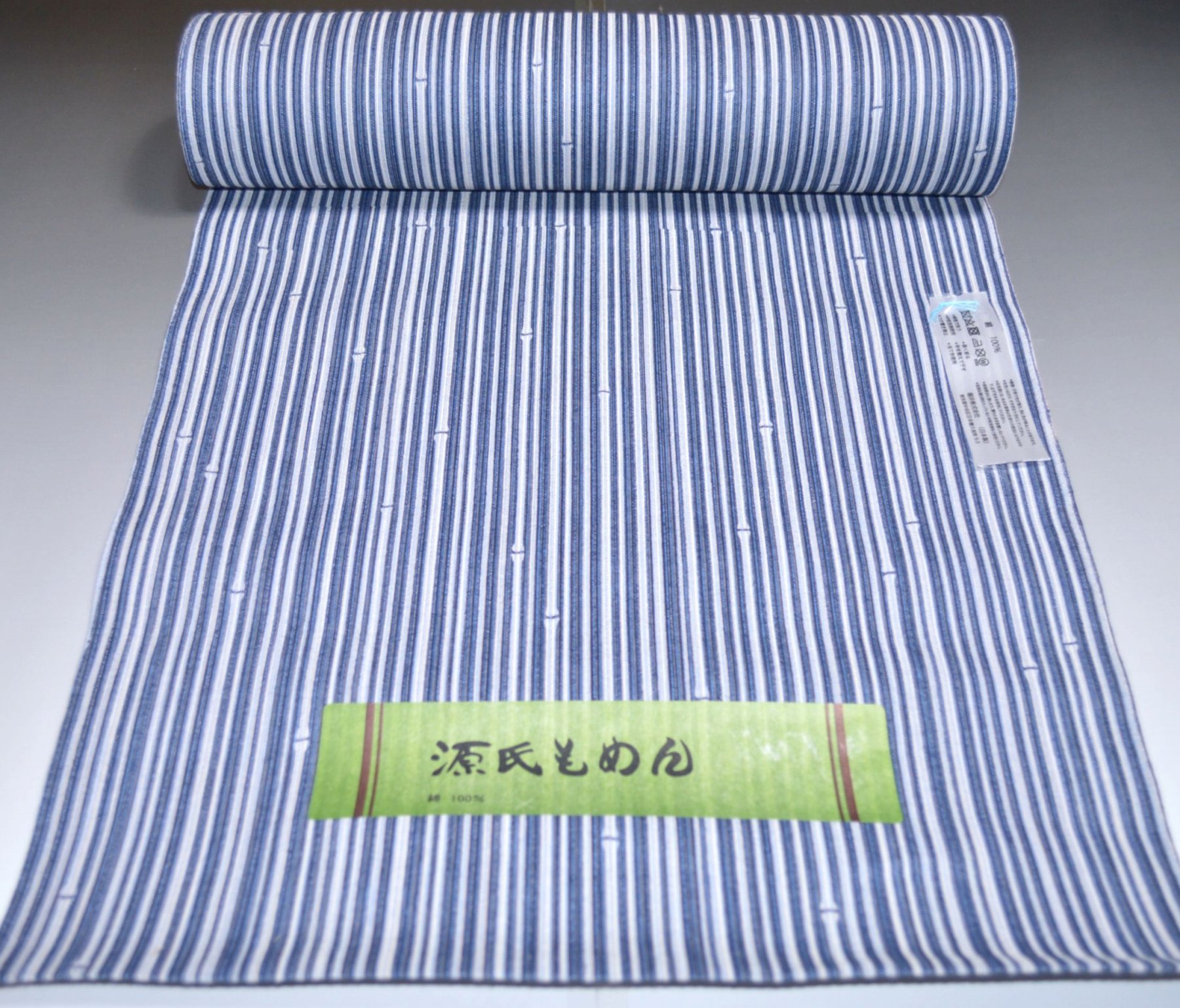 本格的な浴衣をお探しの方に◎ 源氏物語浴衣 No.14972染ゆかた 東京本染め ゆかた 素材綿100％ 未仕立て 巾約38cm 長さ約12m以上 本染め 浴衣 ゆかた 注染 レディース浴衣未仕立て 反物 仕立て練習用 【日本製品】【仙臺屋このみきものと帯】