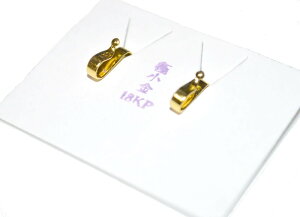 羽織紐S管 金色 小サイズ( N-110)18KP 長さ1cm 女性用羽織管 普段着 おしゃれ用 舞台 小紋 つむぎ 紬 結婚式 黒留袖 成人式 晴れ着 舞台 卒業式【キモノ仙臺屋の和装小物特集】通販