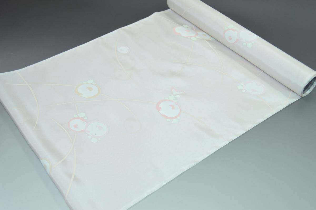 【送料無料】正絹染め長尺羽裏・羽二重生地 No.4218【難あり】【訳あり品】※染めむら・織りキズ・しみなど軽度の難がある品物（女性用）羽織 道行きコート 道中着 の裏地にオススメ 正絹素材 羽二重 コート裏 長さ約5.5m巾38cm 二つ折りにして配送で送料無料 ポスト投函