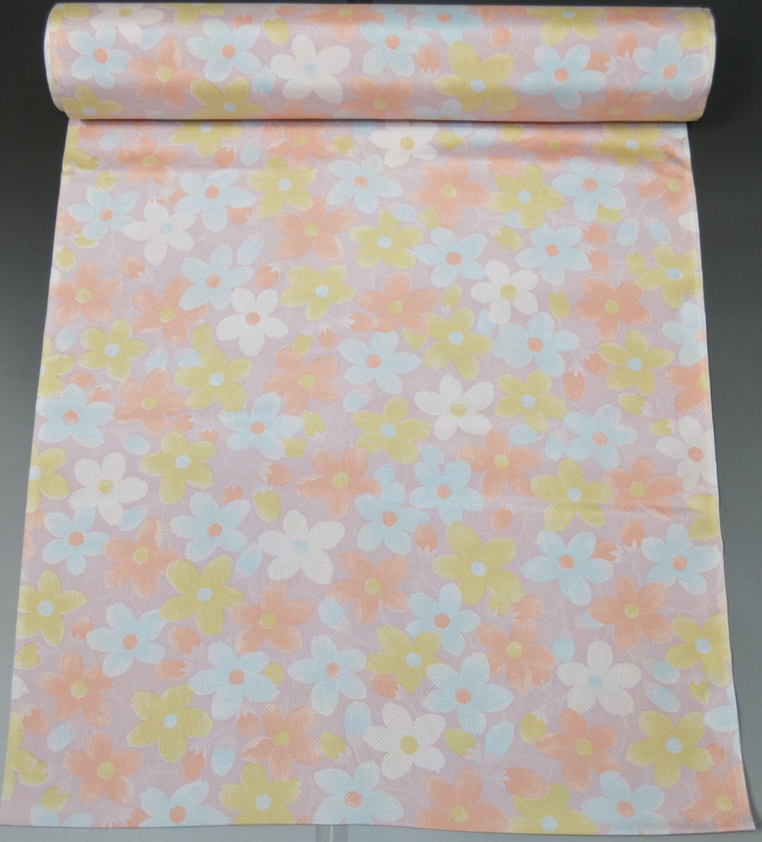 【送料無料】正絹染め長尺羽裏・羽二重生地 No.5044【地色夾竹桃色系統】※染めむら・織りキズ・しみなど軽度の難がある品物（女性用）羽織 道行きコート 道中着の裏地にオススメ 正絹素材 羽二重 コート裏 長さ約5.5m巾38cm 二つ折りにして配送で送料無料 ポスト投函