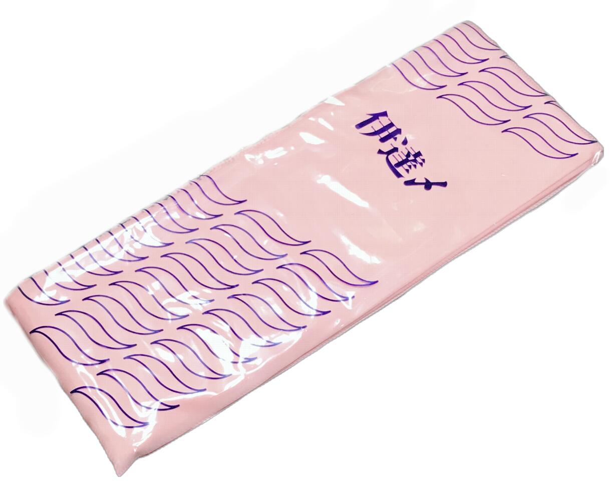 シャーリング伊達締め ピンク 便利和装小物 着付けグッツ No.1489 長さ1m7cm 巾 9cm 振り袖 晴れ着 浴衣 博多伊達締め代わりに【キモノ仙臺屋の和装小物特集】(4.0)