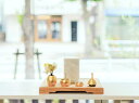 ペット おりん ペット 線香立て ペット仏壇 ペット供養 ペット墓石 【仏具セット】座 ミニ ライトカラー (仏具: Minimaru+cover) 日本製 ス...