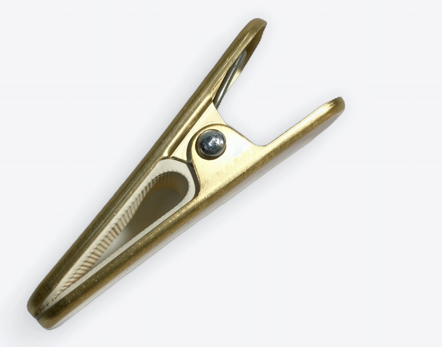 きものクリップアルミ素材大サイズ（No.001）国産 定番サイズ 長さ7cm 巾2cm きものクリップ ピンチ 挟む部分の長さ3.5cm 背中心合わせに 着付け仮止めに 材料:本体/アルミニュウム バネ/ステンレスゴム/合成ゴム 加工/樹脂塗装仕上げ