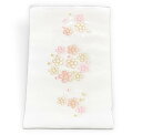 梅柄刺繍白色地色半襟 No.3168 しっかり生地 ボリューム満点刺繍 ポリエステル100% PPパッケージ 生地しっかり はんえり 半襟 半衿 入学式 卒業式 振り袖 結婚式 お茶会カジュアル系統におすすめの品物です 練習用にも 【キモノ仙臺屋の和装小物特集】