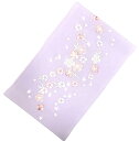 さくら柄刺繍半襟 絹交織 No.3095 薄紫色 日本製 色刺繍半襟 アセテート55% 絹5% レーヨン40% PPパッケージ 生地しっかり はんえり 半襟 半衿 入学式 卒業式 振り袖 振袖 結婚式 お茶会カジュアル系統におすすめの品物です 練習用に 【キモノ仙臺屋の和装小物特集】