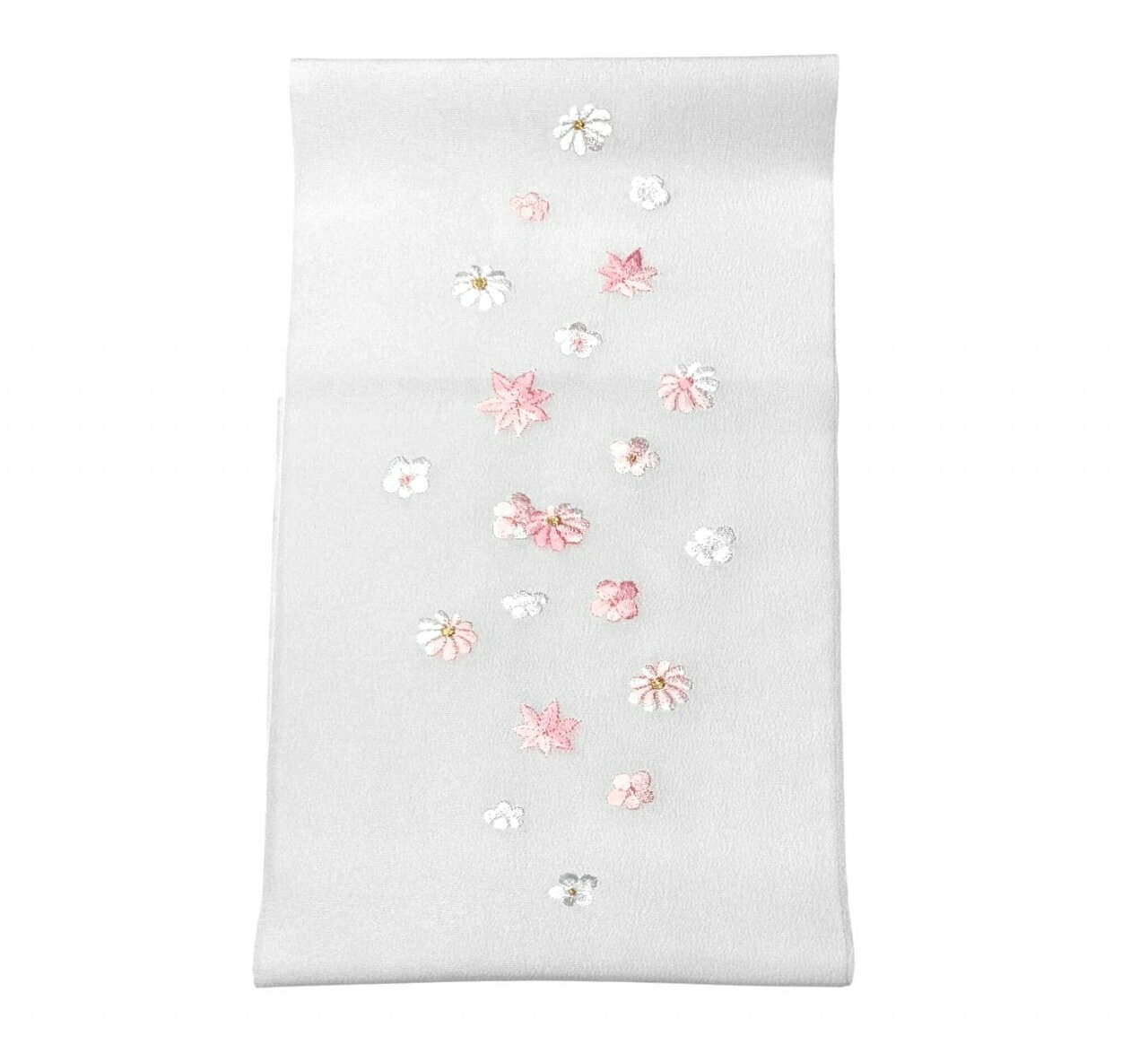 お買い得 刺繍半襟 白地に色物 No.10170 ポリエステル100％ 刺繍糸レーヨン100％ 振袖 訪問着 結婚式 晴れ着 舞台 成人式 卒業式 和装小物 半衿 はんえり 華やか 上品 刺繍半衿 白着物 洗える 袴 フォーマル 女性 レディース 和装 半襟