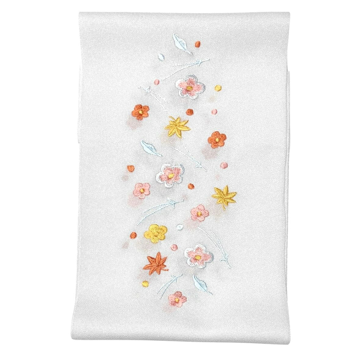 　　晴れの日の装いを、ワンランク上の美しさへ 衿元にさりげない高級感を添える華やかな刺繍半衿です。 振袖・訪問着・付下げなど幅広いお着物に合わせやすく、重ねるだけで華やかさがぐっとアップ！ お色替え感覚で印象チェンジも楽しめます。 今だけのお買い得価格でご提供中！品質にこだわりたい方、初めての半衿にもおすすめの一品です。 No.10182 (地色白色) 素材 本体：ポリエステル100％刺繍：レーヨン糸 産地 生地：ポリエステル / 刺繍：丹後 着用可能きもの 振袖・訪問着・付下げ・踊り衣装・舞台衣装 など 【振り袖礼装向き和装小物コーナーはこちら】 【ご注意・備考】 ・大シミ、欠陥があった場合、一週間以内のお品の場合のみ返品対応させていただきます。※一週間を過ぎた場合は対応できかねます。 ・イメージ違い等の返品は不可とさせていただきます。 ・ディスプレイ、撮影時のカメラの関係上、画像と実物の色が多少異なる可能性がございます。ご購入後のお色が異なる等のキャンセルはお断りしておりますので、気になる方はご購入前に必ずご質問ください。