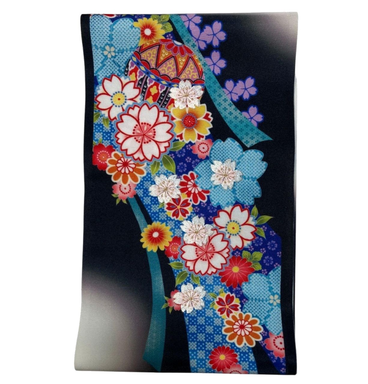 豪華な刺繍で衿元を華やかに！リビエラウオームシオゼ No.10191 黒色 振袖 訪問着 舞台衣装に最適 東洋紡糸使用 振袖 訪問着 晴れ着 舞台 成人式 卒業式 和装小物 半衿 はんえり 華やか 上品 刺繍半衿