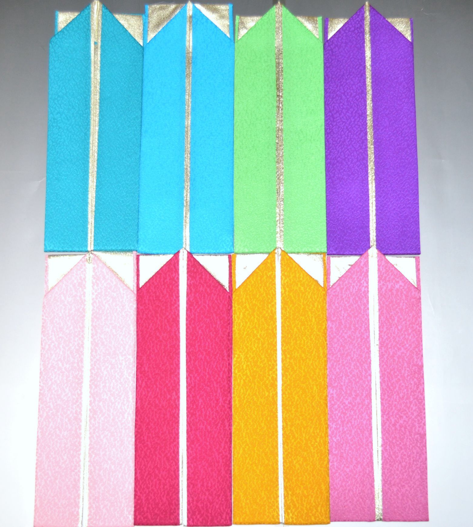 正絹お買い得重ね衿 重ね襟 正絹素材 晴れ着に 正装に◎ 振り袖 訪問着 踊り帯締め 振袖 舞台 結婚式 卒業式 入学式 753 七五三 1枚で4通りの使い方 伊達衿 重ね衿 女性用 お買い得品(No.7669からNo.7676)ポスト投函で【キモノ仙臺屋の和装小物特集】