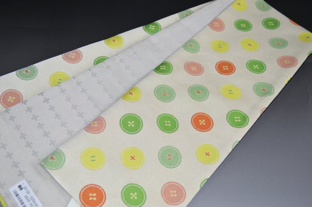 特選お洒落小袋帯-No.3033おりびと（半幅帯・織柄）お洒落着物・ゆかたにも◎日本製・サイズ長さ約390cm巾約16cm品質表示ポリエステル100％日本製【キモノ仙臺屋の和装小物特集】