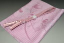 【送料無料】夏物帯締め帯揚げセット No.23561帯揚げ地色 山茶花(さざんか)色系統 正絹素材 並尺 夏物 夏のお洒落きものに◎ うすもの 単衣用にオススメ...
