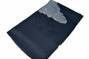【送料無料】【染むら有り】夏物絽帯揚げ 雲柄 No.3713 黒色 正絹素材 並尺 夏物 夏のお洒落きものに◎ うすもの 単衣用にオススメ 色無地 つむぎなどに...