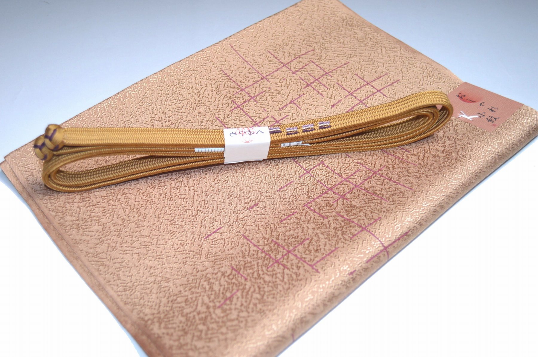 【送料無料】お洒落 帯締め帯揚げセット No.24477帯揚げ地色 黄土色 おうどいろ色系統 正絹 並尺 カジュアル 礼装 お茶会 お出掛け お食事会 小紋色 無地 紬 お稽古 普段着 江戸小紋 カジュアルな着物 キモノ仙臺屋の和装小物特集 ポスト投函で送料無料