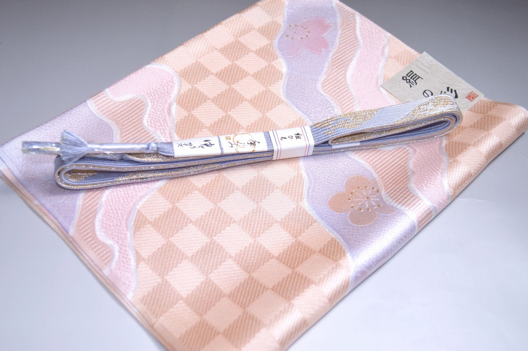 【送料無料】正装用にオススメ 三分金・五分金長尺帯締め帯揚げセット No.24618帯揚げ地色 洗柿 あらいがき色系統 正絹 長尺 平組帯締め フォーマル 礼装 お茶会 お食事会 小紋 訪問着 付下げ 訪問着 色無地 お稽古 訪問着 江戸小紋 キモノ仙臺屋の和装小物特集