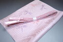 【送料無料】夏物帯締め帯揚げセット No.25195帯揚げ地色 薄桜(うすざくら)色系統 正絹素材 並尺 夏物 夏のお洒落きものに◎ うすもの 単衣用にオススメ...