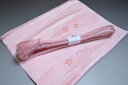 【送料無料】夏物帯締め帯揚げセット No.25249帯揚げ地色 薄桜(うすざくら)色系統 正絹素材 並尺 夏物 夏のお洒落きものに◎ うすもの 単衣用にオススメ...