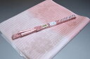 【送料無料】夏物 絽 帯締め帯揚げセット No.25285帯揚げ地色 桜貝色(さくらがいいろ)色系統 正絹素材 並尺 夏物 夏のお洒落きものに◎ うすもの 単衣...