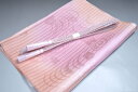 【送料無料】夏物 絽 帯締め帯揚げセット No.25362帯揚げ地色 山茶花(さざんか)色系統 正絹素材 並尺 夏物 夏のお洒落きものに◎ うすもの 単衣用にオ...