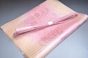 【送料無料】夏物 絽 帯締め帯揚げセット No.25366帯揚げ地色 クリアな赤みの橙色系統 正絹素材 並尺 夏物 夏のお洒落きものに◎ うすもの 単衣用にオス...