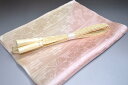 【送料無料】夏物 絽 帯締め帯揚げセット No.25372帯揚げ地色 朱華色(はねずいろ)色系統 正絹素材 並尺 夏物 夏のお洒落きものに◎ うすもの 単衣用に...