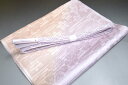 【送料無料】夏物 絽 帯締め帯揚げセット No.25381帯揚げ地色 淡紅藤(あわべにふじ)色系統 正絹素材 並尺 夏物 夏のお洒落きものに◎ うすもの 単衣用...