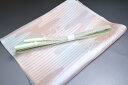 【送料無料】夏物 絽 帯締め帯揚げセット No.25404帯揚げ地色 洗柿(あらいがき)色系統 正絹素材 並尺 夏物 夏のお洒落きものに◎ うすもの 単衣用にオ...