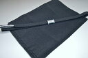【送料無料】喪服用 帯締め帯揚げセット No.25574帯揚げ地色 黒色系統 正絹 並尺 黒色 法事 不祝儀 お葬式用 喪服 紋付レディース 帯締め平組 キモノ...