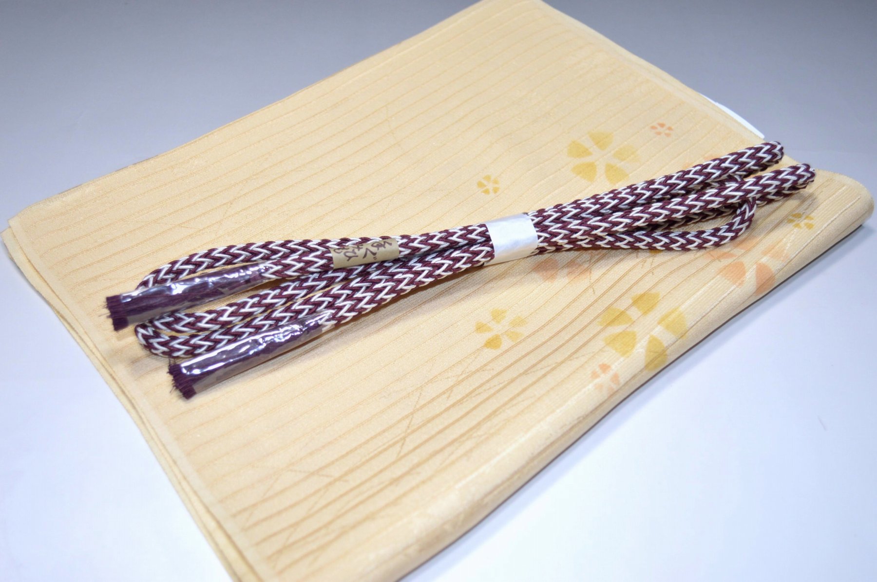 【送料無料】夏物 レース帯締め 絽帯揚げセット No.25901 帯揚げ地色 苅安系 正絹素材 並尺 夏物 夏のお洒落きものに◎ うすもの 単衣用にオススメ 色無地 つむぎなどに◎ お稽古 普段着 お食事会 紬 訪問着 江戸小紋 色無地 付下げキモノ 仙臺屋の和装小物特集