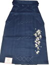 袴刺繍入 女の子 No.808-001 3Sサイズ 紐下寸法80cm 適応身長約133~143cm 紺色 中仕切りのない行灯袴(あんどんはかま) 小学校卒業式 中学校卒業式 子供袴 キッズ袴 小さいサイズ ポリエステル素材 レディース 女性 婦人 女物 生地しっかり 謝恩会