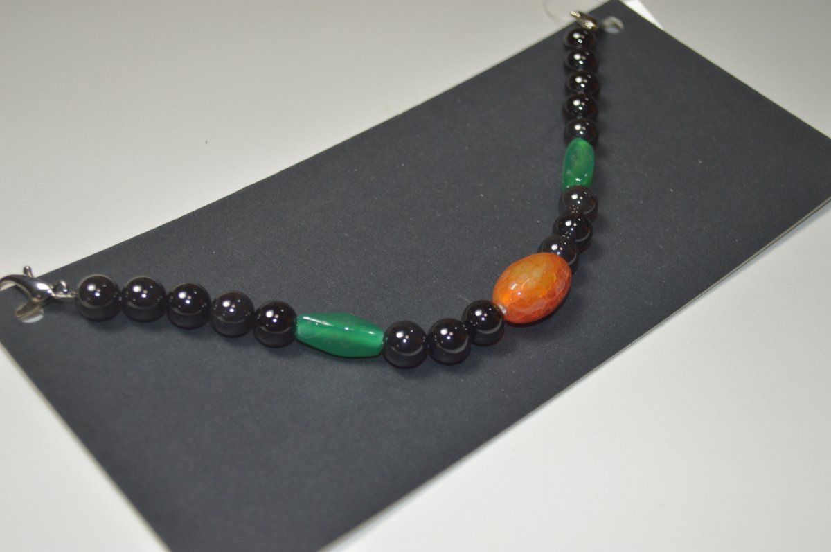 【送料無料】天然石男物羽織紐 No.3102（箱入）普段着向き・日本製品【男羽織】【男物アンサンブル】 普段着 おしゃれ着 便利な和装小物 羽織ギフトにもオススメ ポスト投函で送料無料【キモノ仙臺屋の和装小物特集】