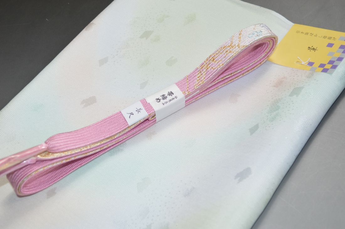 【長尺帯締め】【ゆったり帯締め】 正装用長尺帯締め帯揚げセット No.21052 帯締め良品タイプ正絹 長尺 結婚式 入学式 卒業式 訪問着 色留め袖 色無地 【キモノ仙臺屋帯締め帯揚げセット】 ポスト投函で送料無料