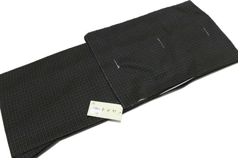 【在庫処分SALE】【送料無料】お仕立て上がり 袷 着物 No.043 Mサイズ 江戸小紋柄 黒地 八掛グリーン 上品で洗練された和の装い レディース 女性用