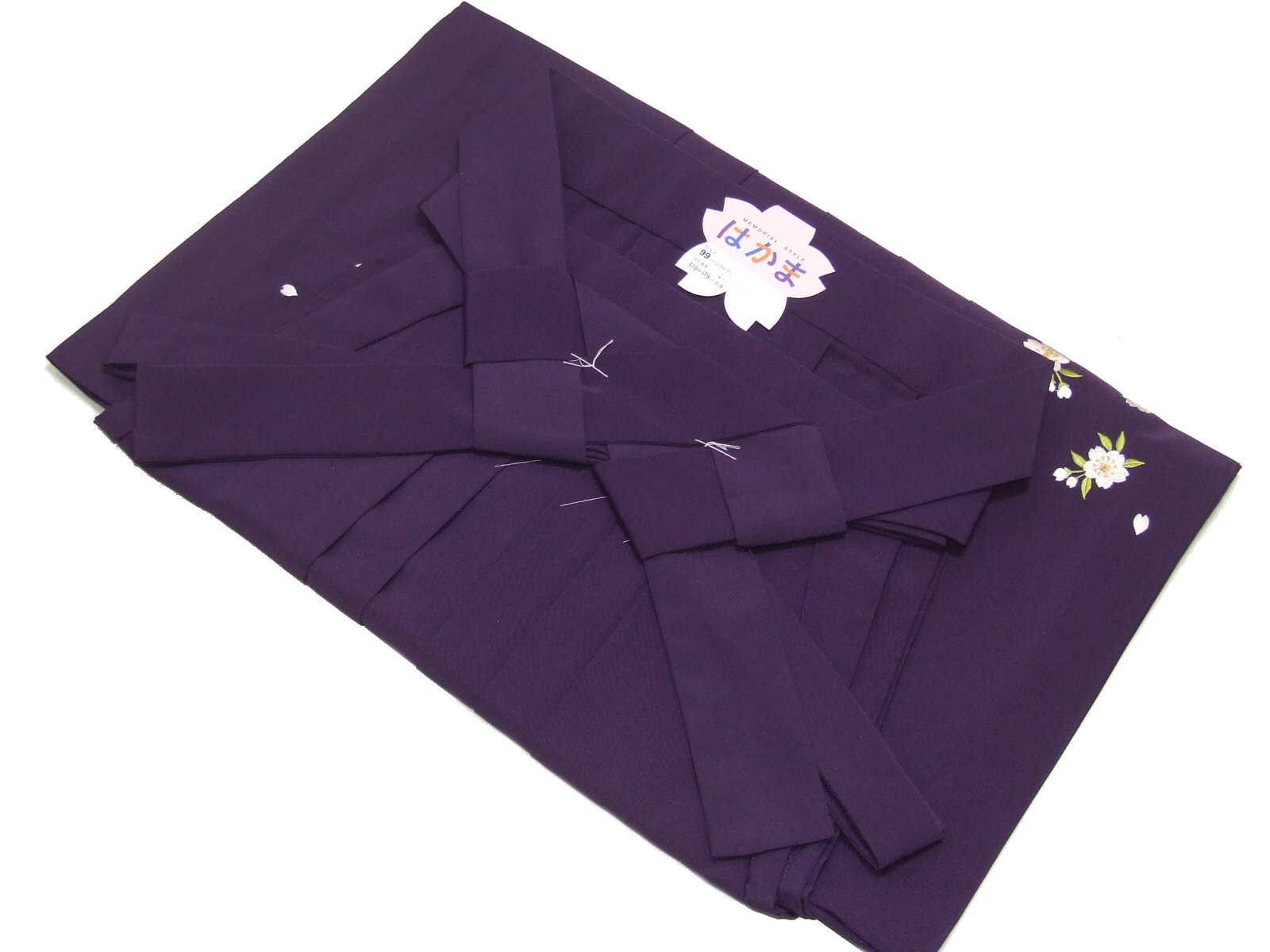 女性用刺繍入り袴(卒業式)No.004-c(紫色)-Mサイズ-91