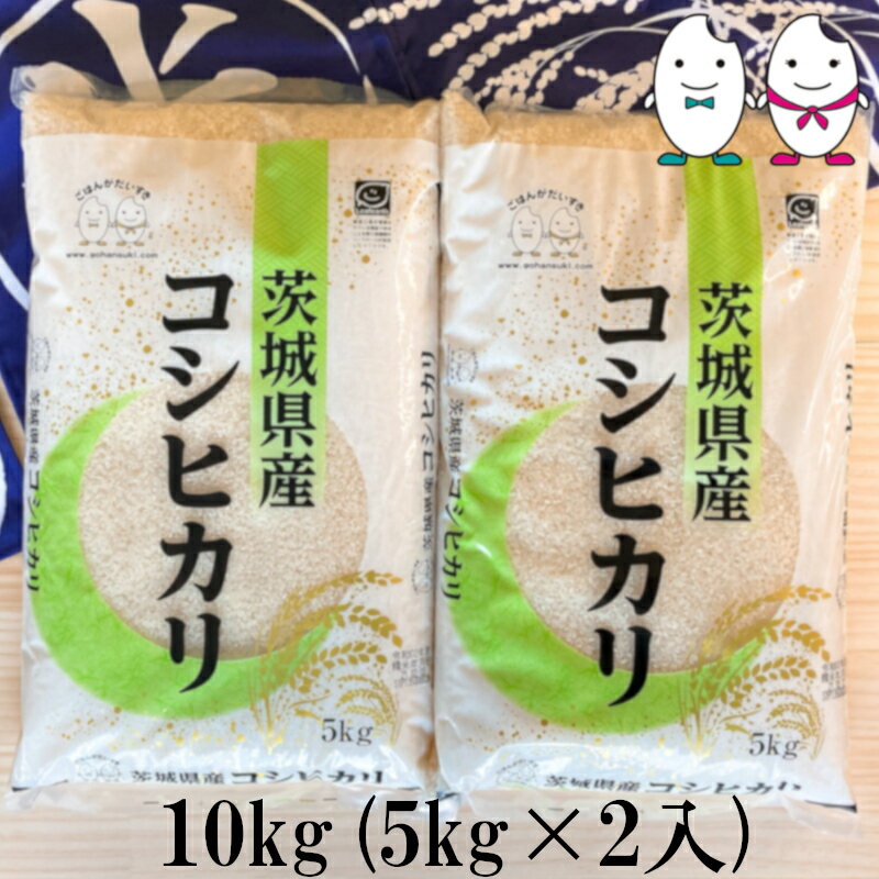 お米 10kg(5kg×2） 茨城県産コシヒカリ 令和3年産