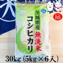 お米 BG無洗米 30kg(5kg×6） 茨城県産コシヒカリ 令和5年産