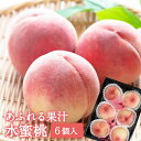 あふれる果汁 水蜜桃 250g以上×6個 ギフト 国産 白鳳 川中島白鳳 川中島白桃 あかつき 桃 もも モモ ギフト お取り寄せ お取り寄せフルーツ デザート 誕生日 敬老の日 記念日
