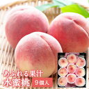 あふれる果汁 水蜜桃 250g以上×9個 ギフト 国産 白鳳 川中島白鳳 川中島白桃 あかつき 桃 もも モモ ギフト お取り寄せ お取り寄せフルーツ デザート 誕生日 敬老の日 記念日