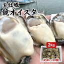 生食用 熊本産【産地直送】鏡オイスター【40~50個入り-2kg】【今が旬】お歳暮　期間限定　お取り ...