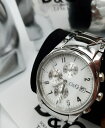 【中古品】正常動作 正規品 稼働品 良品 D&G TIME サンドパイパー ステンレスシルバーホワイト 3719770110 メンズ腕時計 電池交換済 清掃済