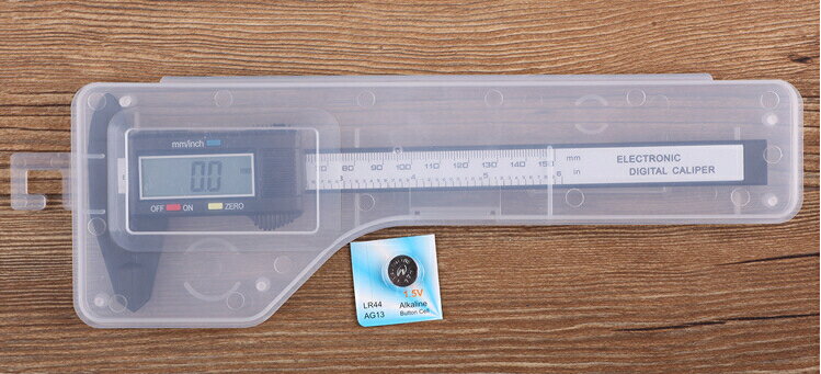 デジタル ノギス 大 0 ~ 150mm ケース付き DIY 工作 プラモデル 外径 内径 段差 深さ 測定