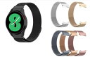 マグネット式 ベルト Galaxy watch 4 5（40MM 44MM） / watch4 watch5 classic （42mm 46mm ) 用 ハンド watch5pro ステンレスベルト ウォッチベルト 交換ベルト