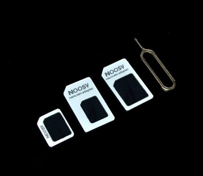 SIM カード ケース ホルダー スキマに入る 3枚収納 変換 アダプタ イジェクトピン 4点セット