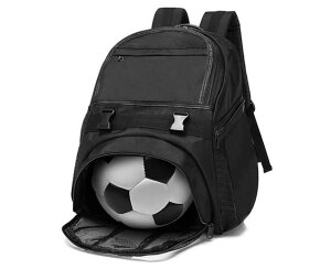 サッカー リュック ボール収納 バスケットボール キッズ ジュニア ボール リュックサック 大容量 撥水加工 オックスフォー デイパック 子供用 バッグ