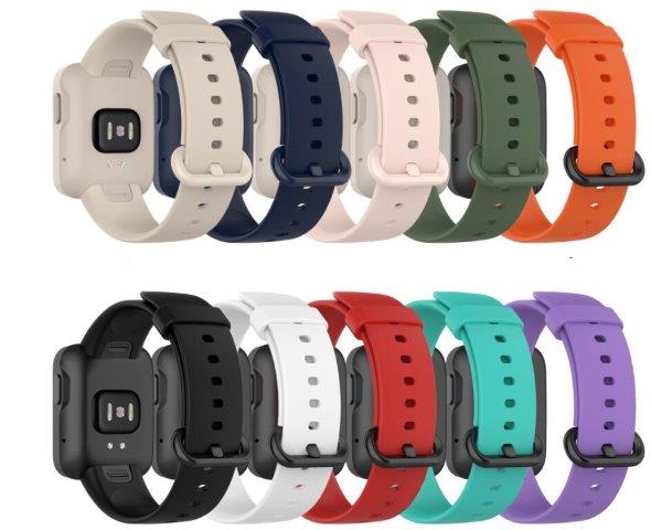 Mi Watch Lite バンド シリコン シャオミ ベルト リストバンド交換 柔らか ウォッチ 腕時計 ウェアラブル xiaomi SmartWatch band