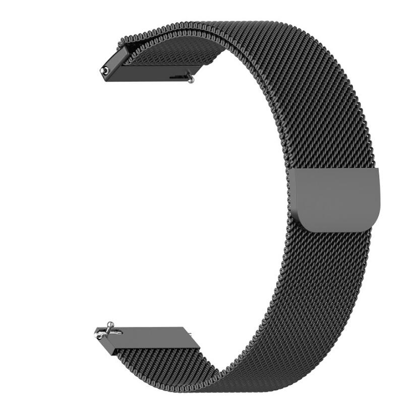 時計バンドウォッチベルトステンレスマグネット式腕時計バンドスマート時計バンド全7色幅18mm20mm22mm交換ベルトメッシュバンドgarmingalaxyhuaweiamazfitfoosil